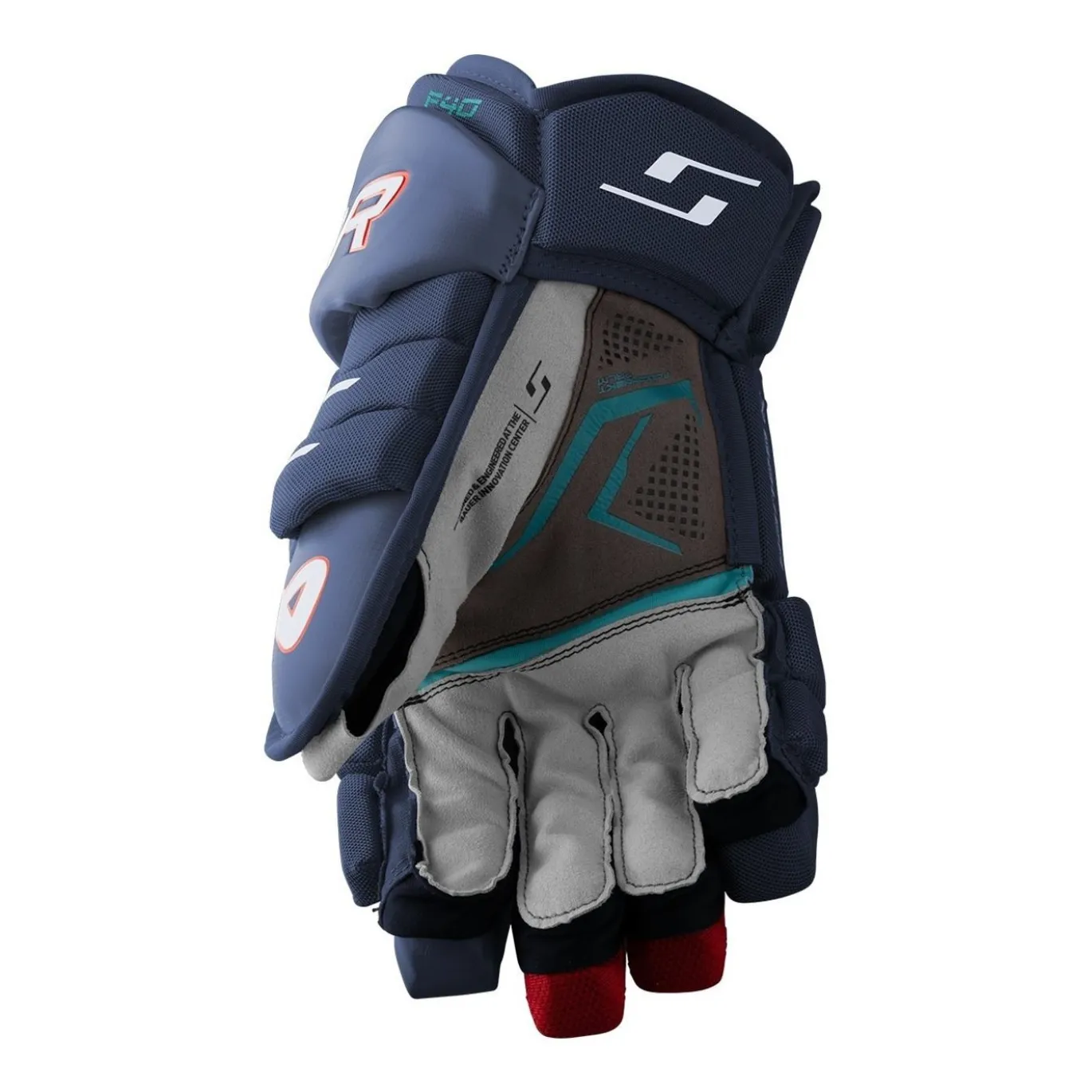 Bauer Hockeyhandskar Supreme F40 Sr Navy/Red