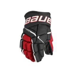 Bauer Hockeyhandskar Supreme Mach Jr Black/Red