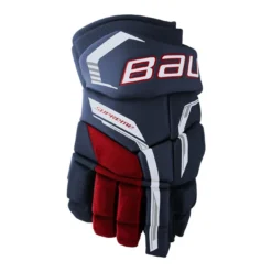 Bauer Hockeyhandskar Supreme F40 Jr Navy/Red