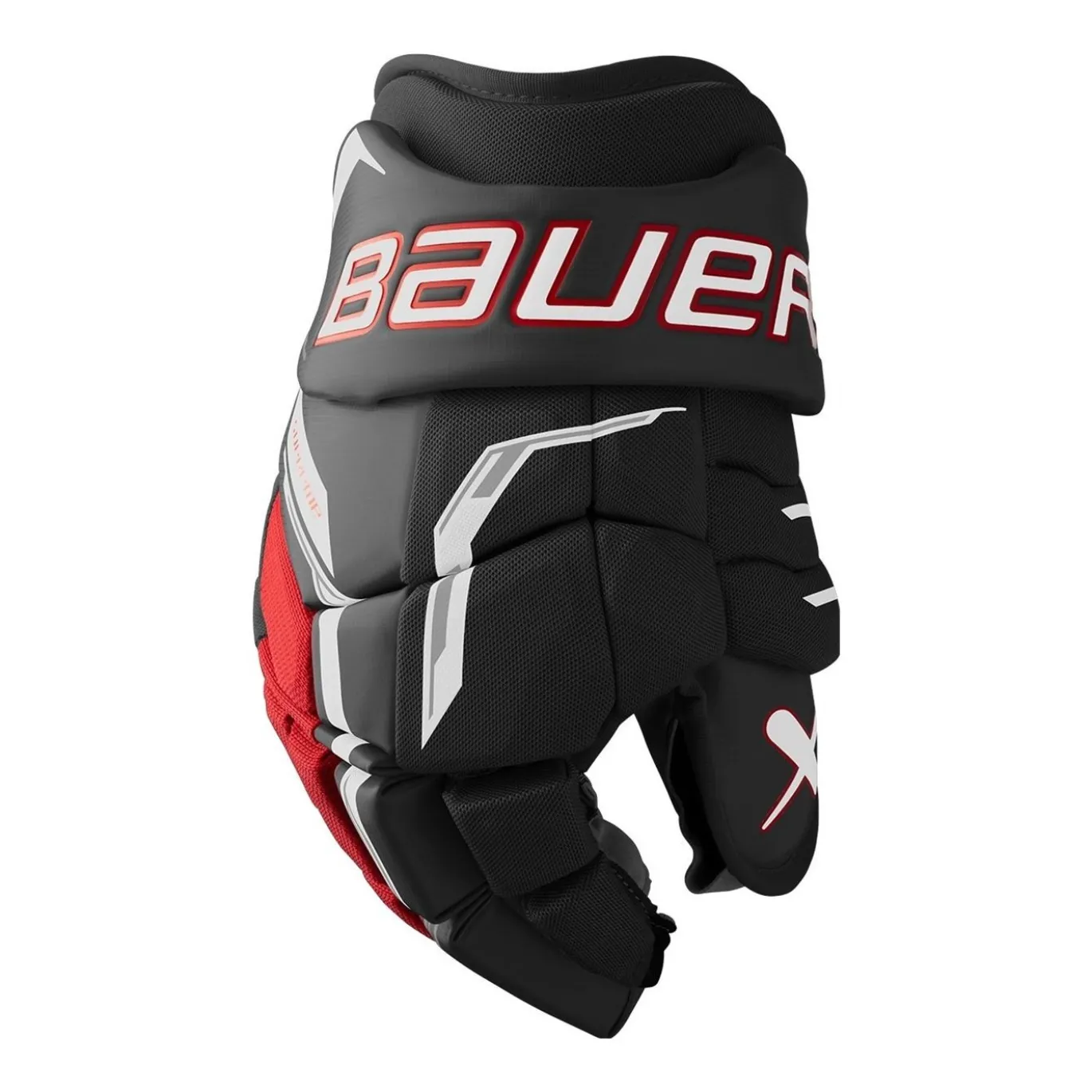 Bauer Hockeyhandskar Supreme F40 Jr Black/Red