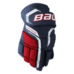 Bauer Hockeyhandskar Supreme F50 Pro Jr Navy/Red
