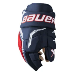 Bauer Hockeyhandskar Supreme F50 Pro Jr Navy/Red