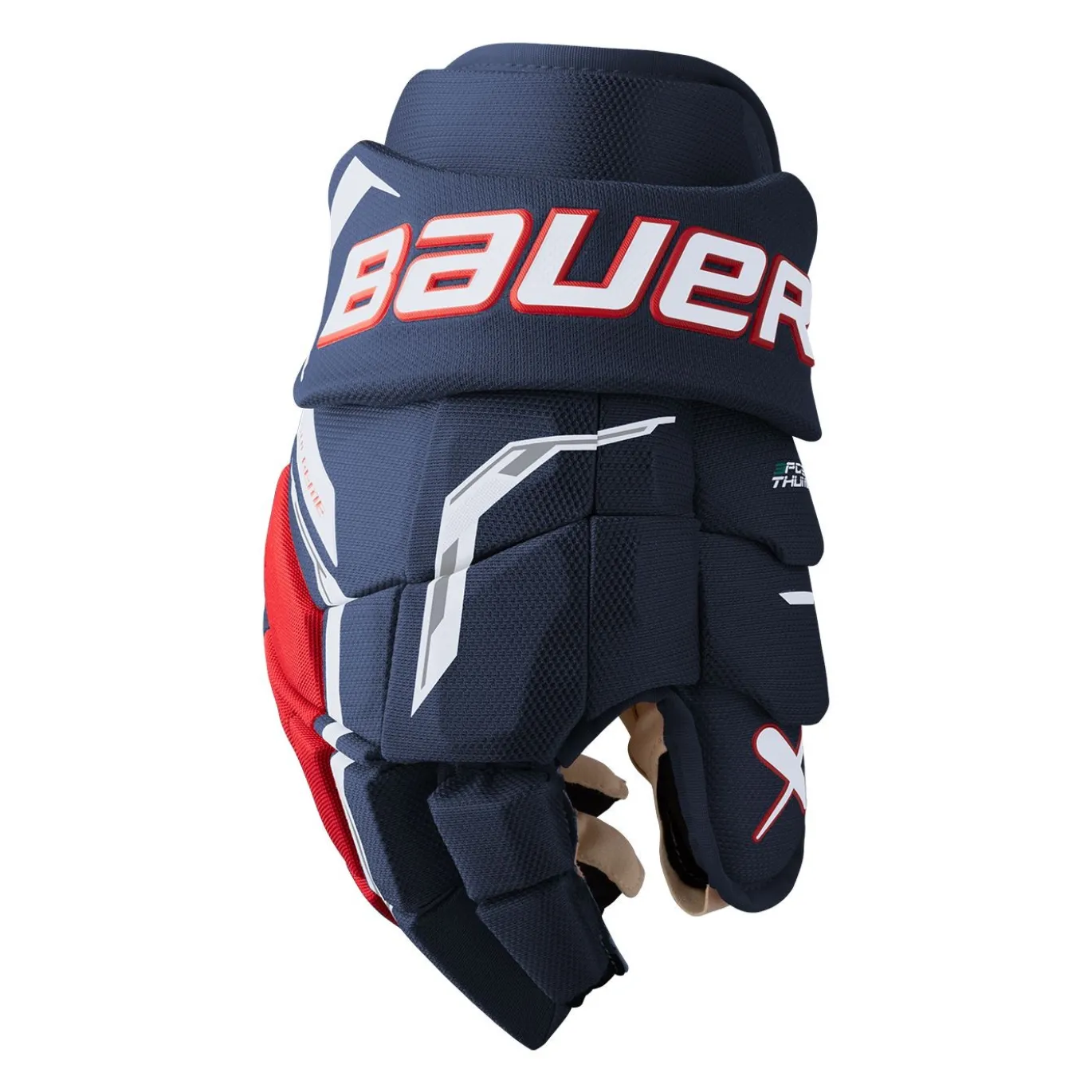 Bauer Hockeyhandskar Supreme F50 Pro Jr Navy/Red