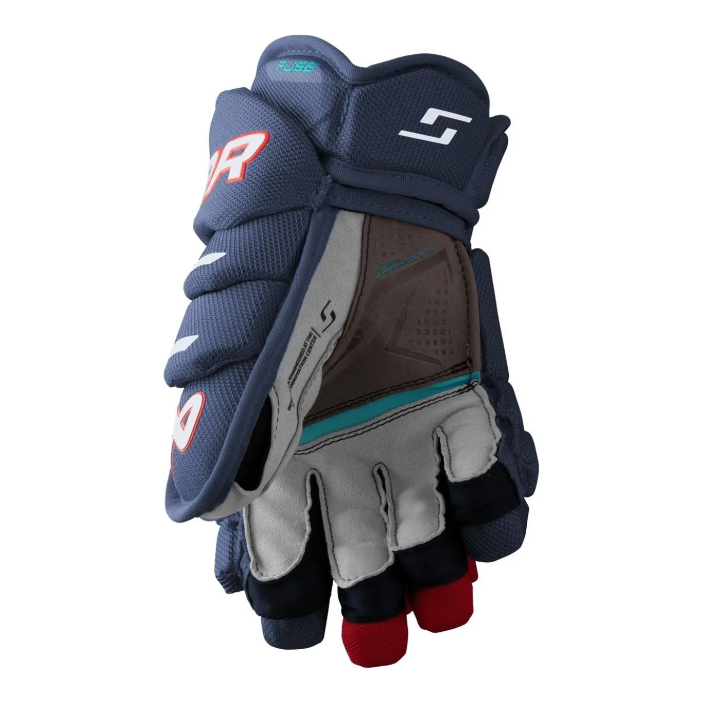 Bauer Hockeyhandskar Supreme Fuse Jr Navy/Red
