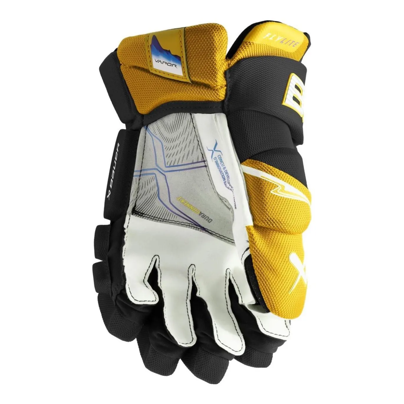 Bauer Hockeyhandskar Vapor Flylite Sr Black/Gold