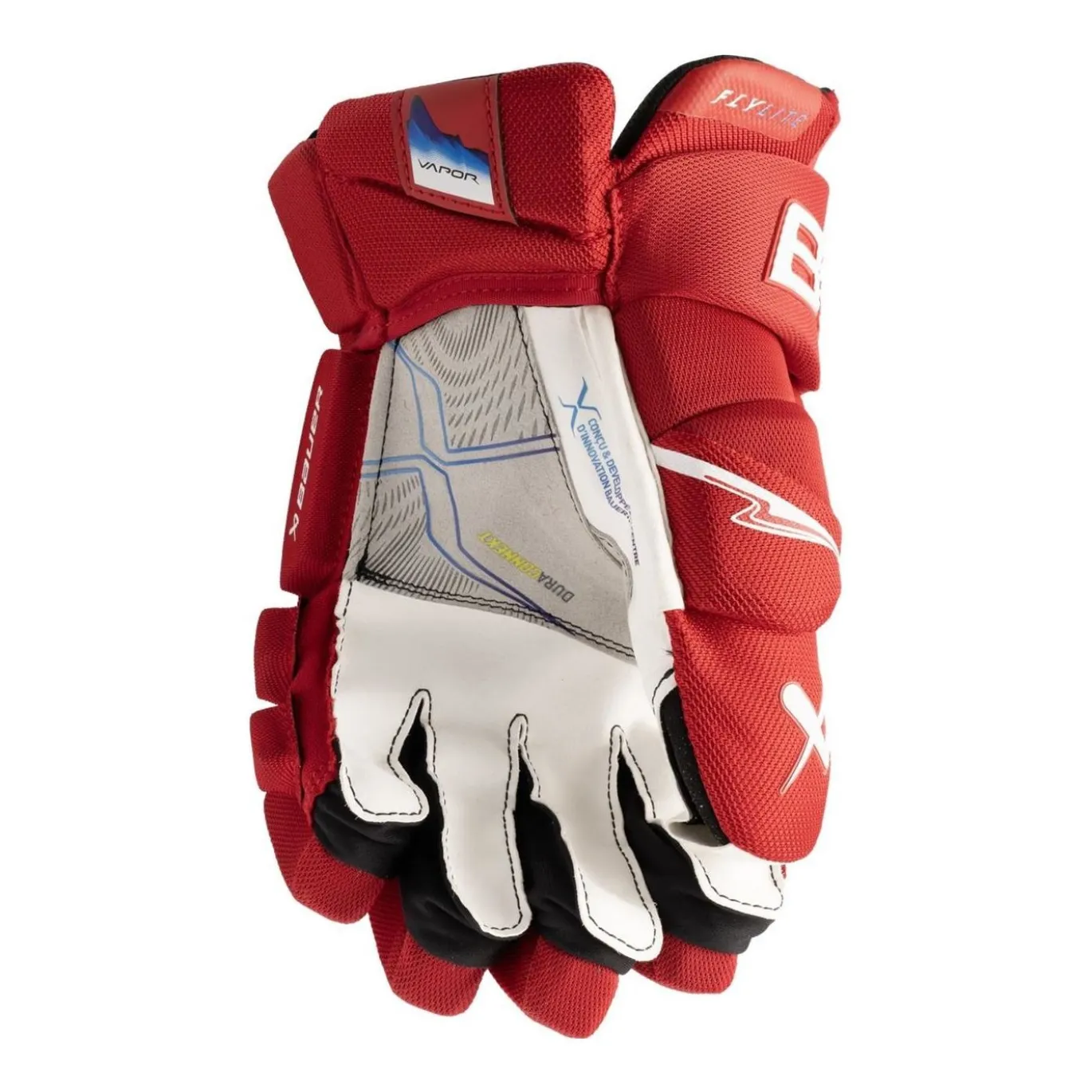 Bauer Hockeyhandskar Vapor Flylite Jr Red