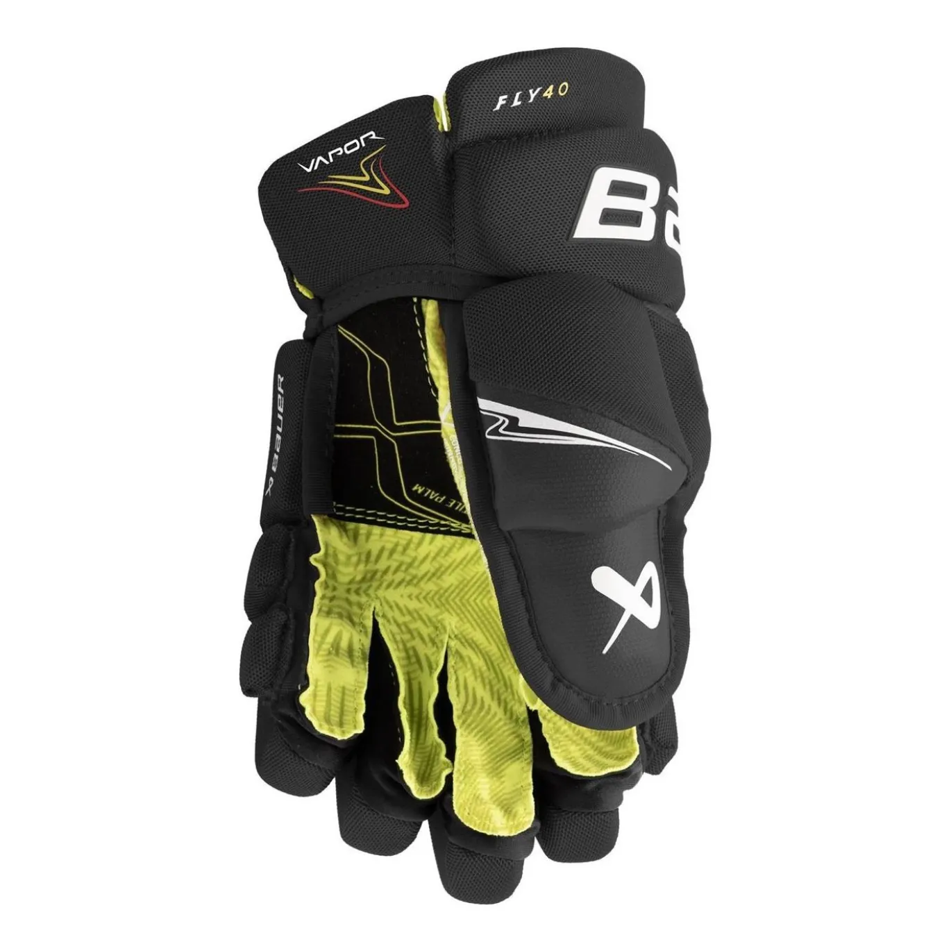 Bauer Hockeyhandskar Vapor Fly40 Jr Black/White