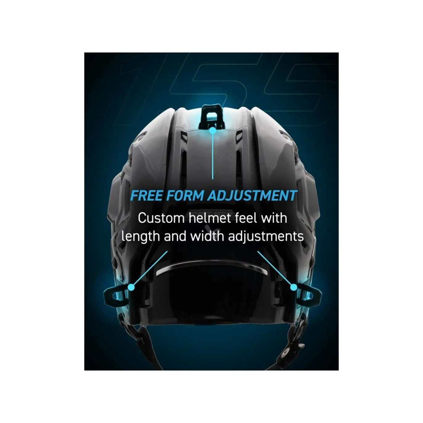 Bauer Hockeyhjälm Re-Akt 155 White