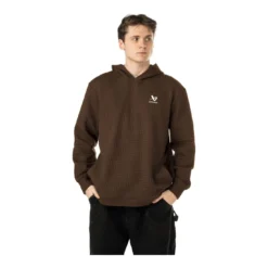 Bauer Hoodie Quilted Sr Brown