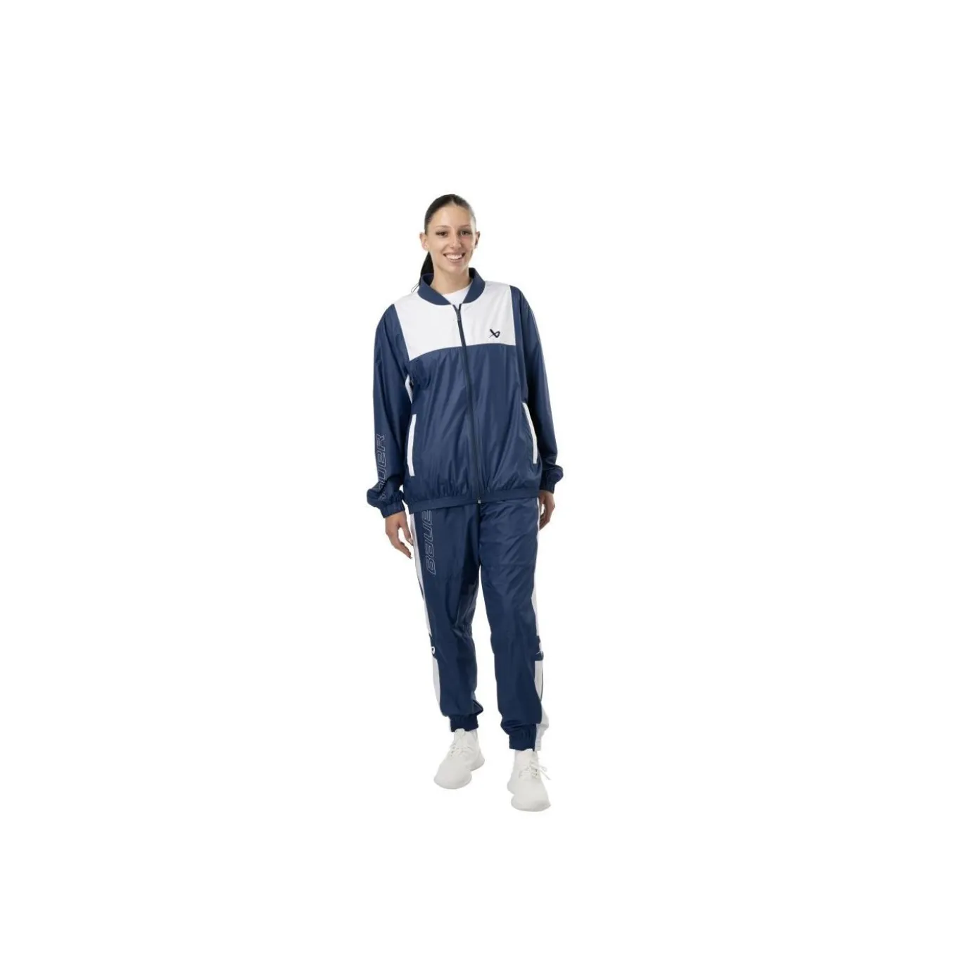 Bauer Jacka Woven Track Sr Navy