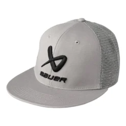 Bauer Keps Core Flat Brim Yth Grey