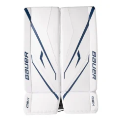 Bauer Målvaktsbenskydd GSX Sr White/Blue
