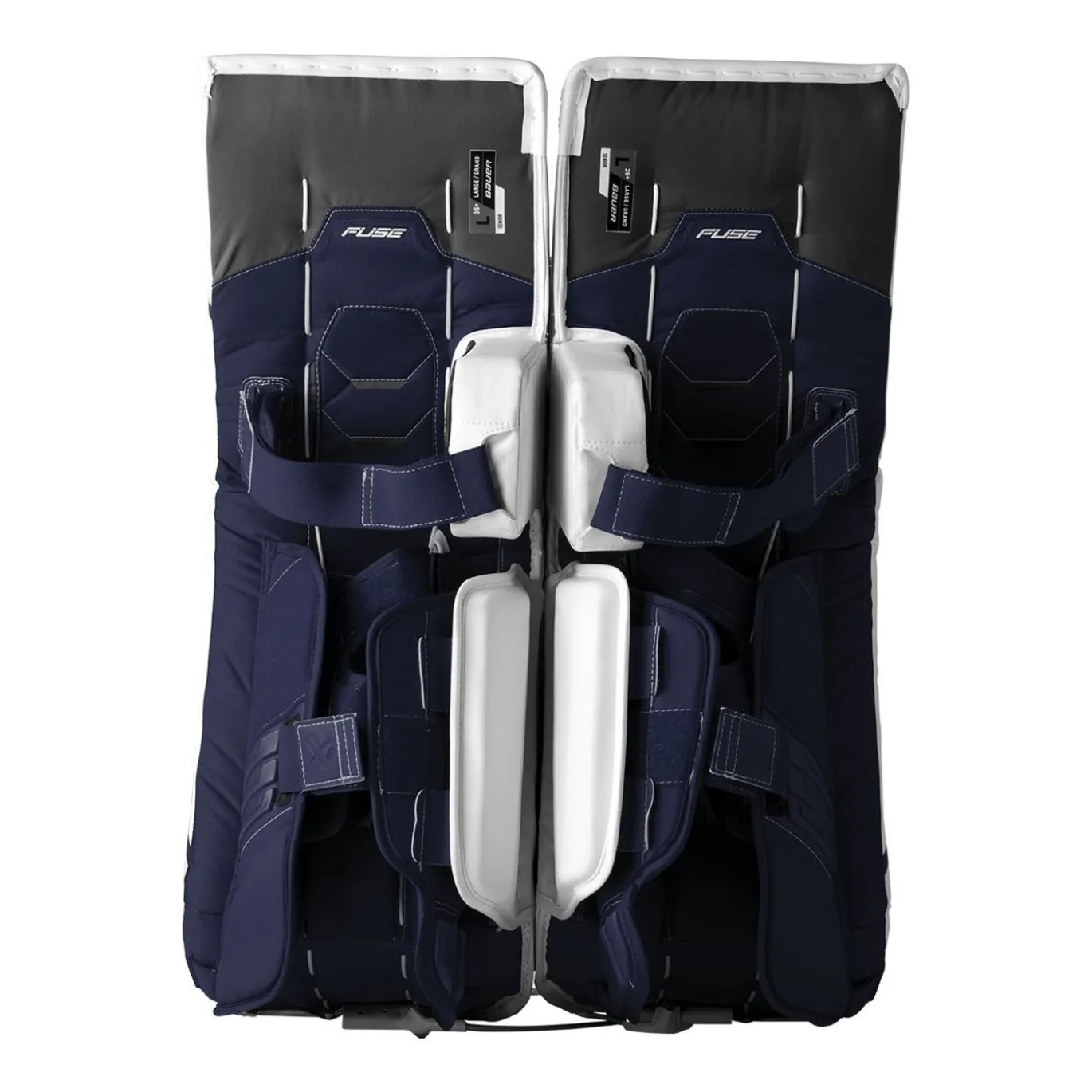 Bauer Målvaktsbenskydd Supreme Fuse Sr White/Navy