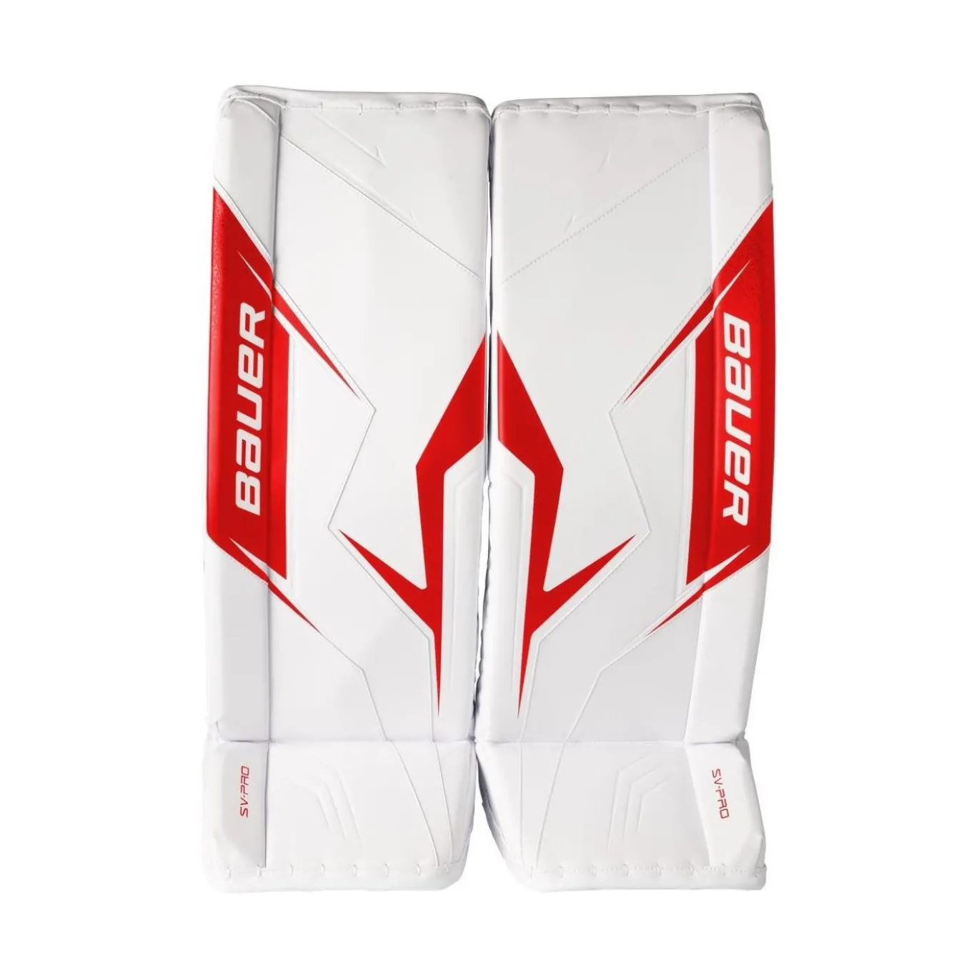 Bauer Målvaktsbenskydd SV-Pro Sr White/Red