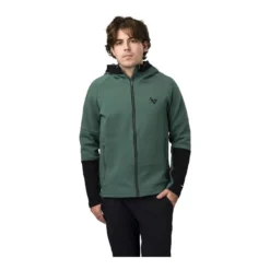 Bauer Tröja FLC Colorblock Fullzip Sr Green