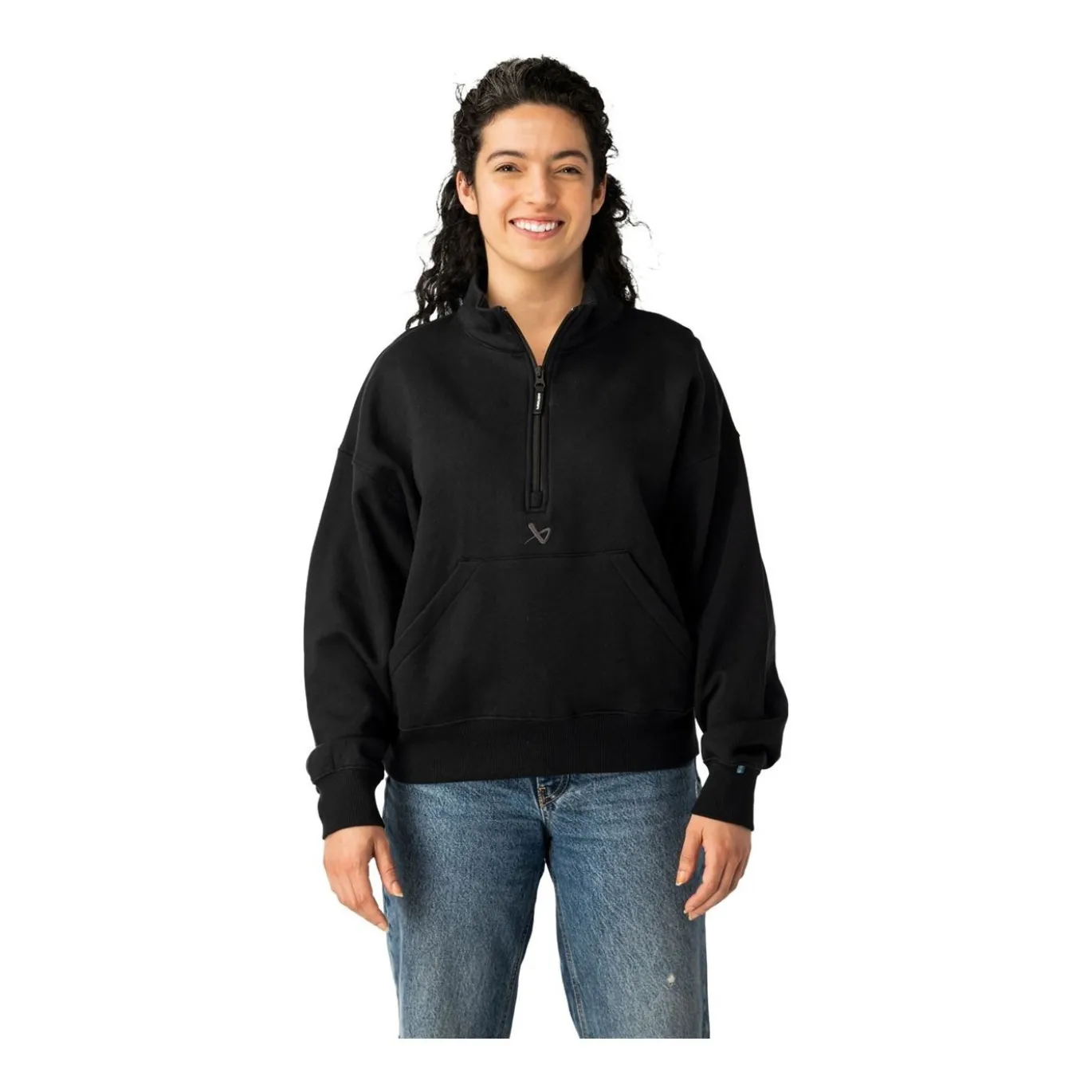 Bauer Tröja Premium Core 1/4 ZIP Womans Sr Black
