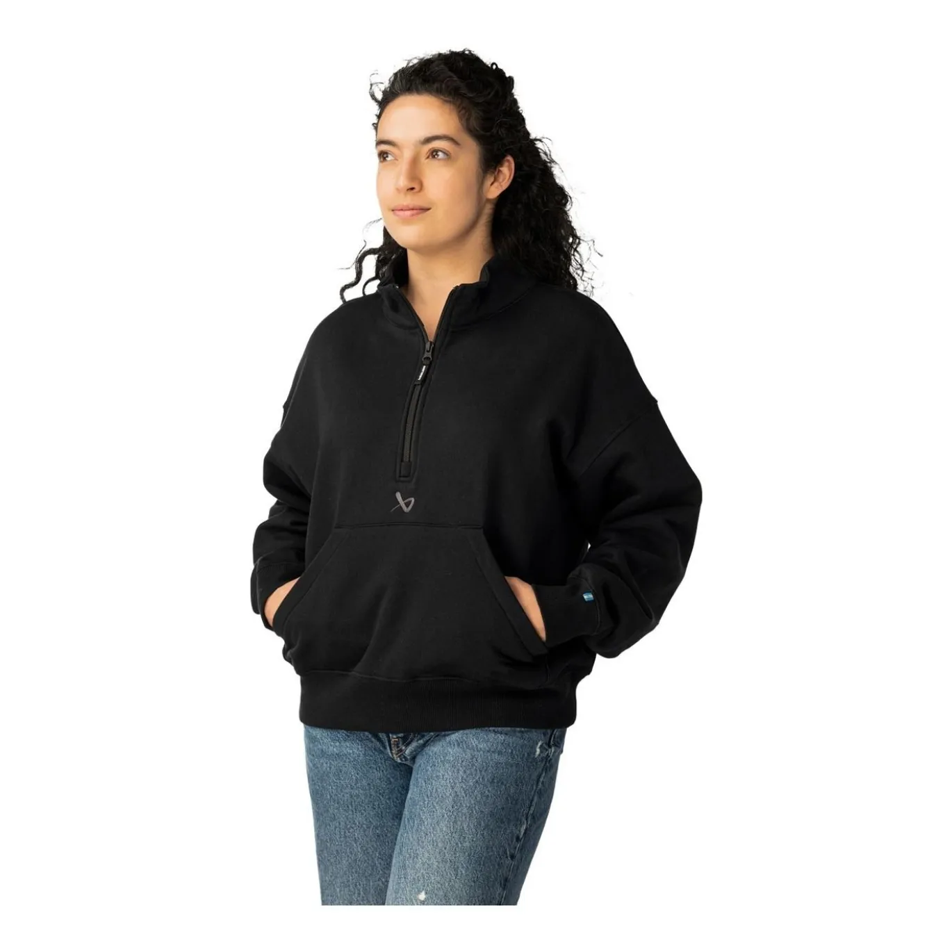 Bauer Tröja Premium Core 1/4 ZIP Womans Sr Black