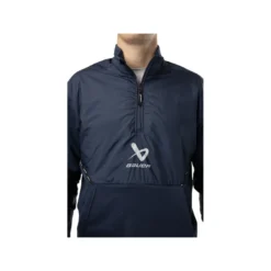 Bauer Tröja Team 1/2 Zip Pullover Sr Navy