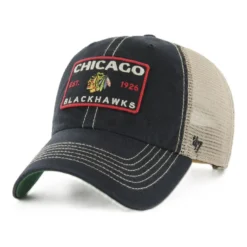 47 Brand Keps NHL Wabash Clean Up Chicago Blackhawks