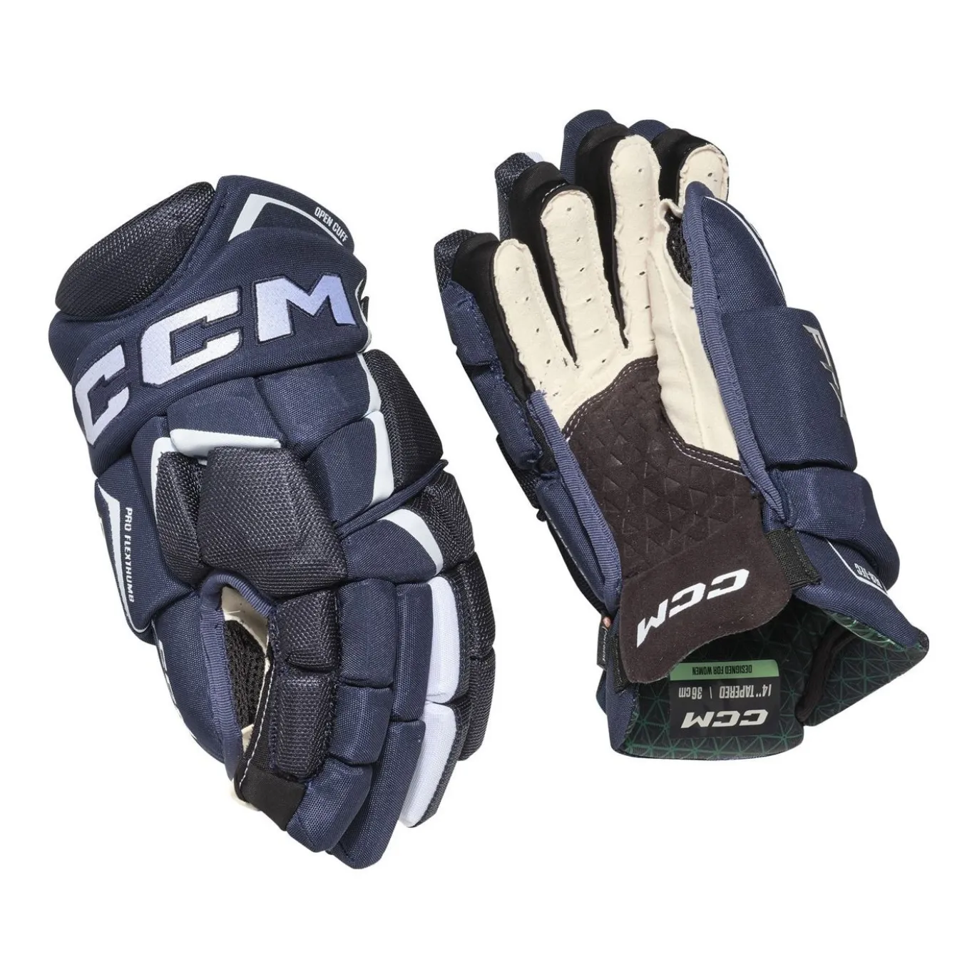 CCM Hockeyhandskar Jetspeed FTW Sr Navy/White