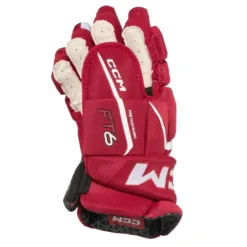 CCM Hockeyhandskar Jetspeed FT6 Jr Red/White