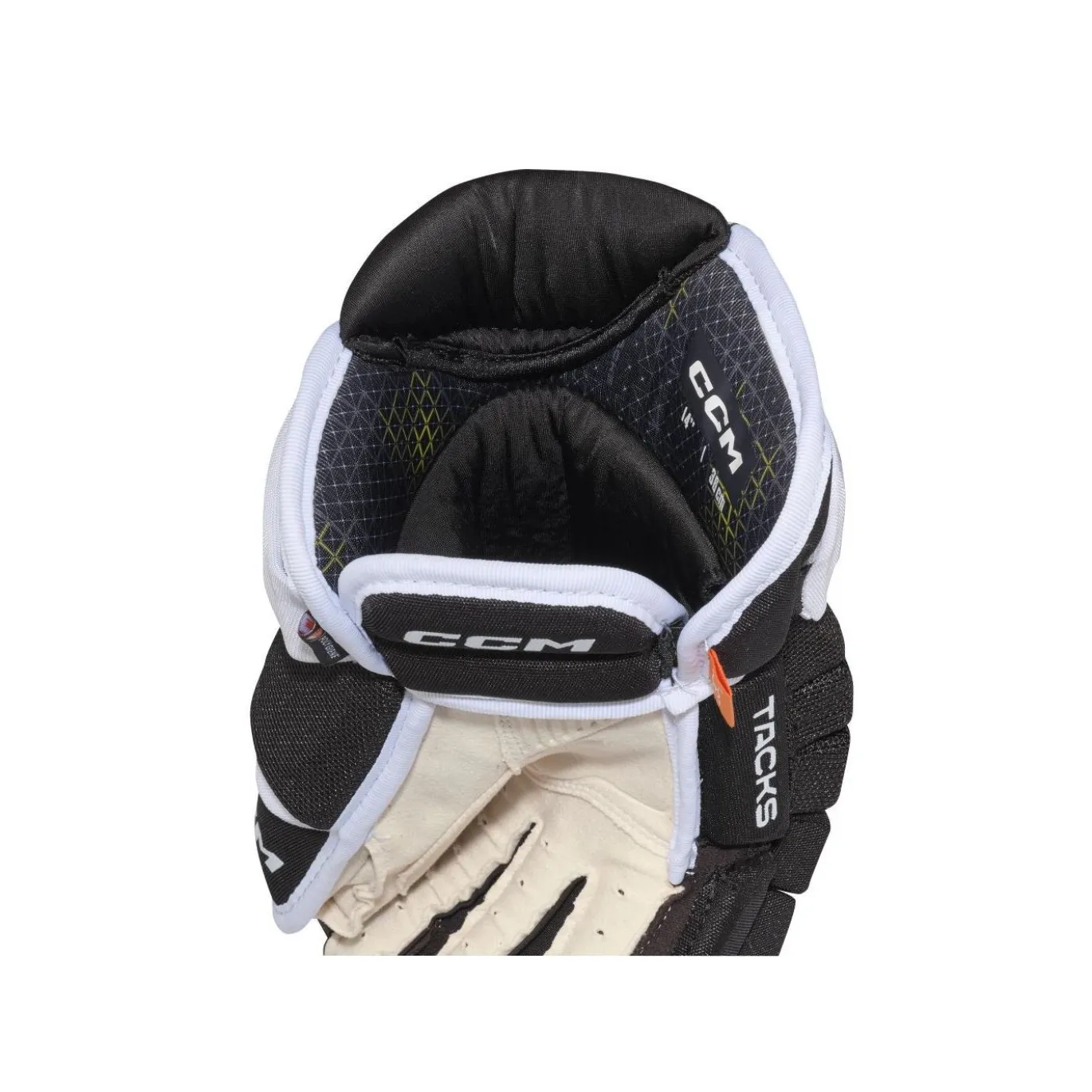 CCM Hockeyhandskar Tacks 4 Roll Pro 3 Sr Black/White