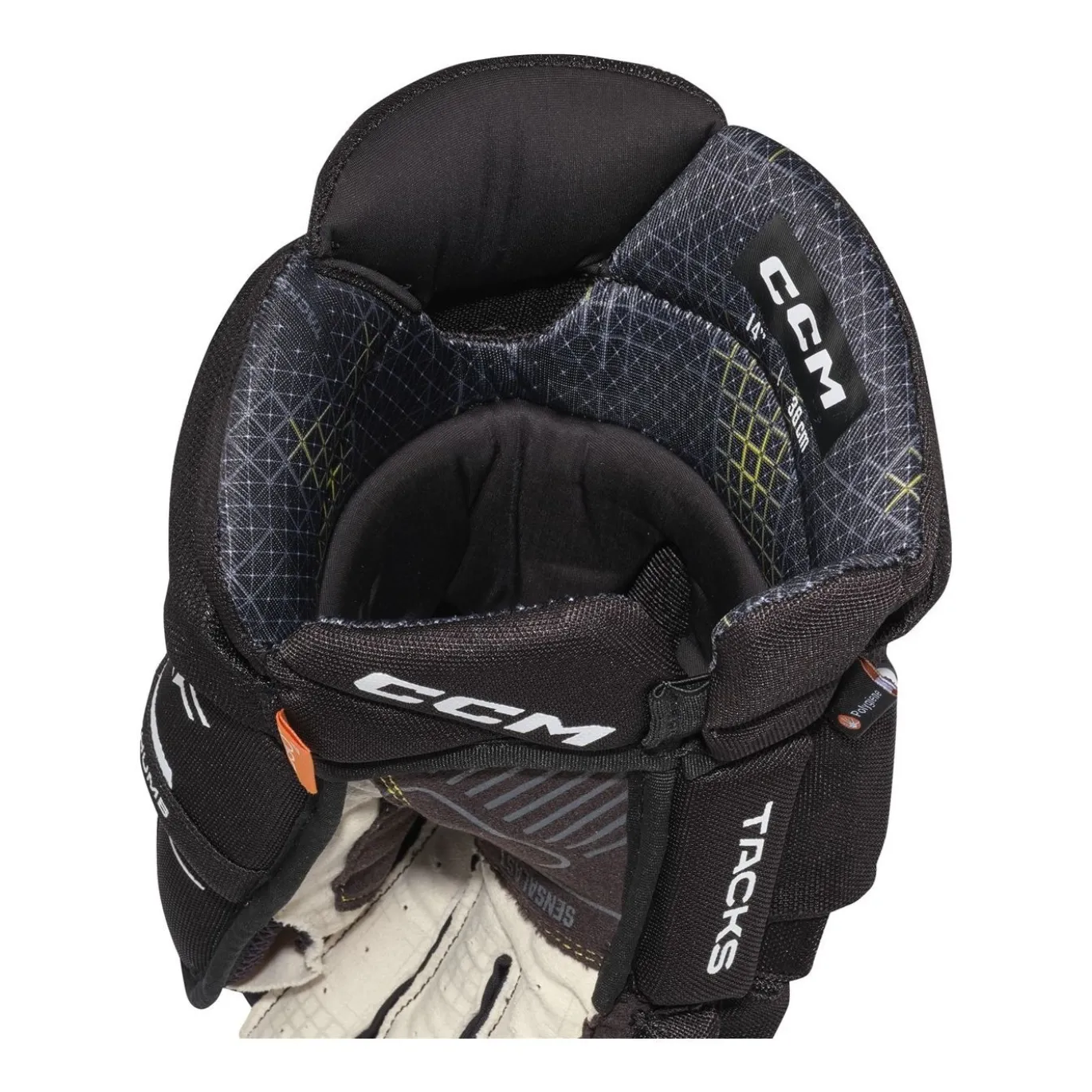 CCM Hockeyhandskar Tacks XF Jr Black/White