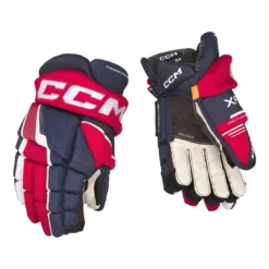 CCM Hockeyhandskar Tacks XF Jr Navy/Red/White