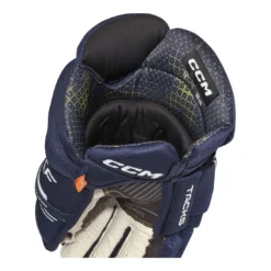 CCM Hockeyhandskar Tacks XF Jr Navy/White