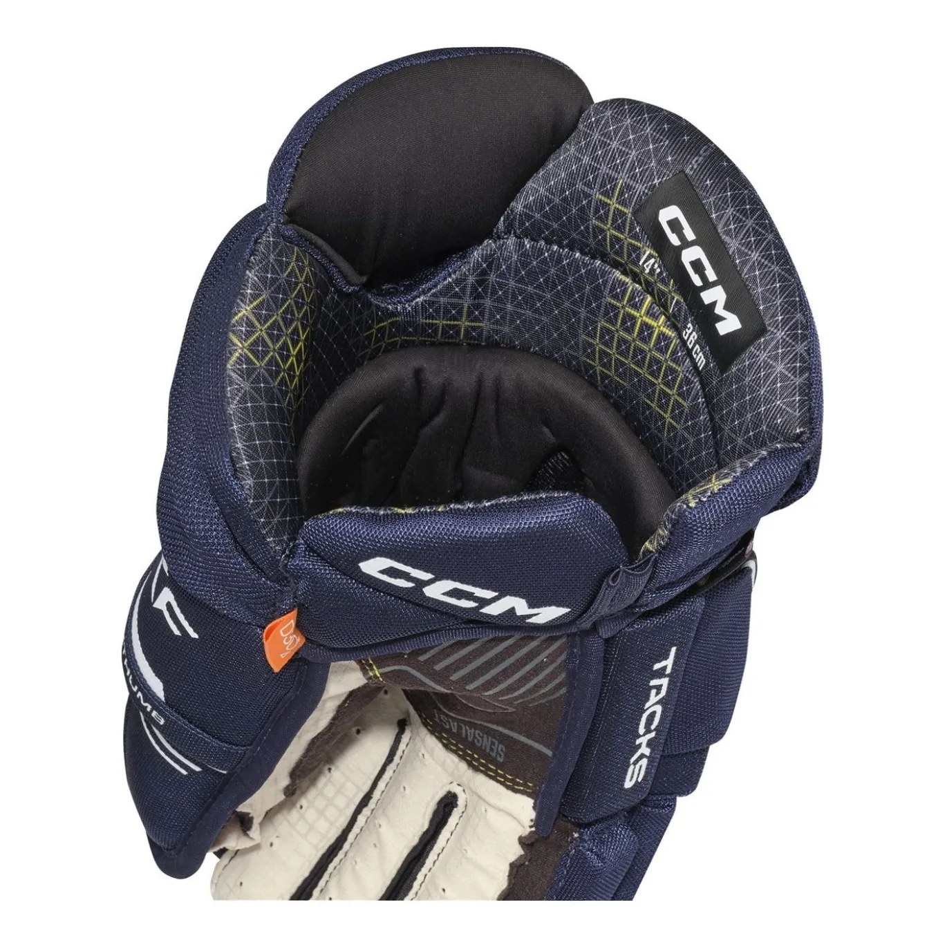 CCM Hockeyhandskar Tacks XF Jr Navy/White