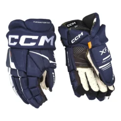 CCM Hockeyhandskar Tacks XF Jr Navy/White
