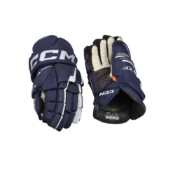 CCM Hockeyhandskar Tacks XF Jr Navy/White