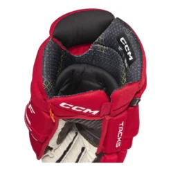 CCM Hockeyhandskar Tacks XF Jr Red/White