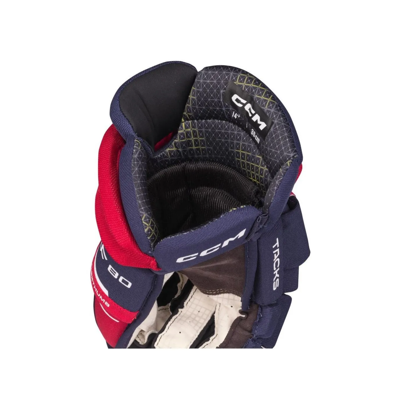 CCM Hockeyhandskar Tacks XF 80 Jr Navy/Red/White