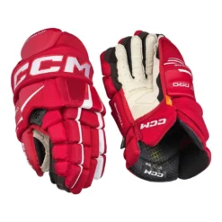 CCM Hockeyhandskar Tacks XF Pro Sr Red/White
