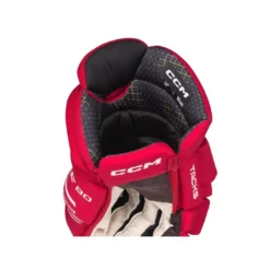 CCM Hockeyhandskar Tacks XF 80 Sr Red/White