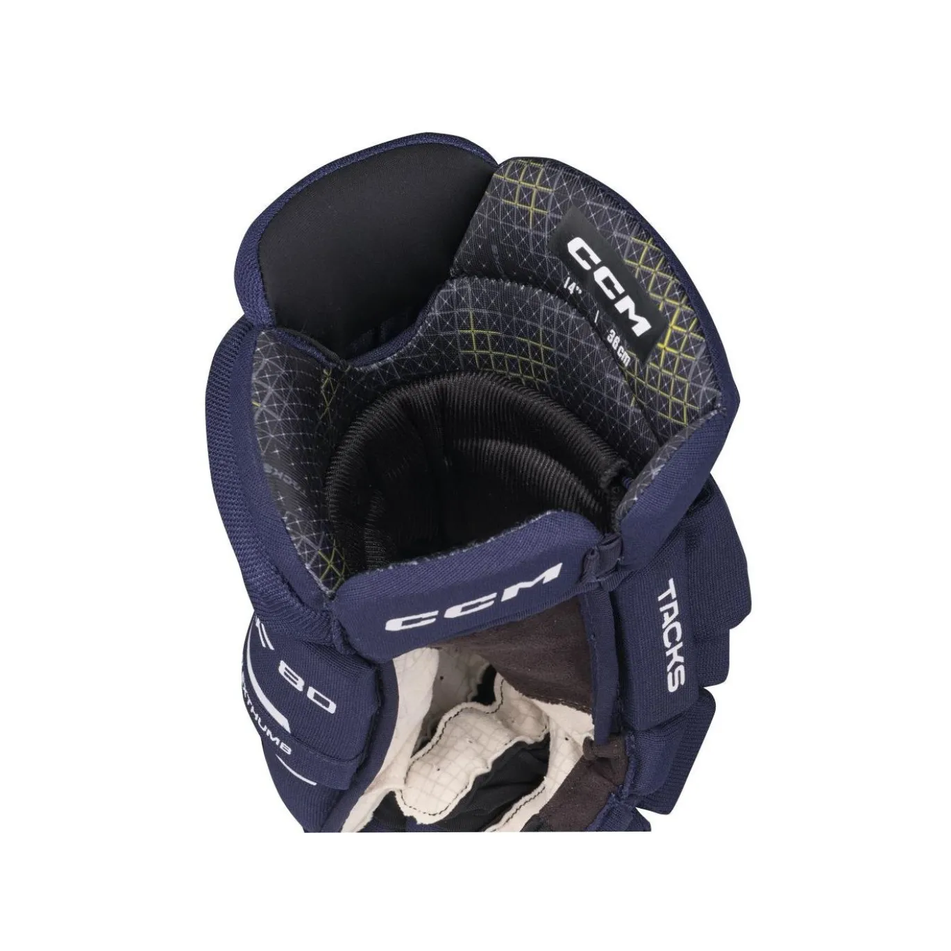 CCM Hockeyhandskar Tacks XF 80 Sr Navy/White