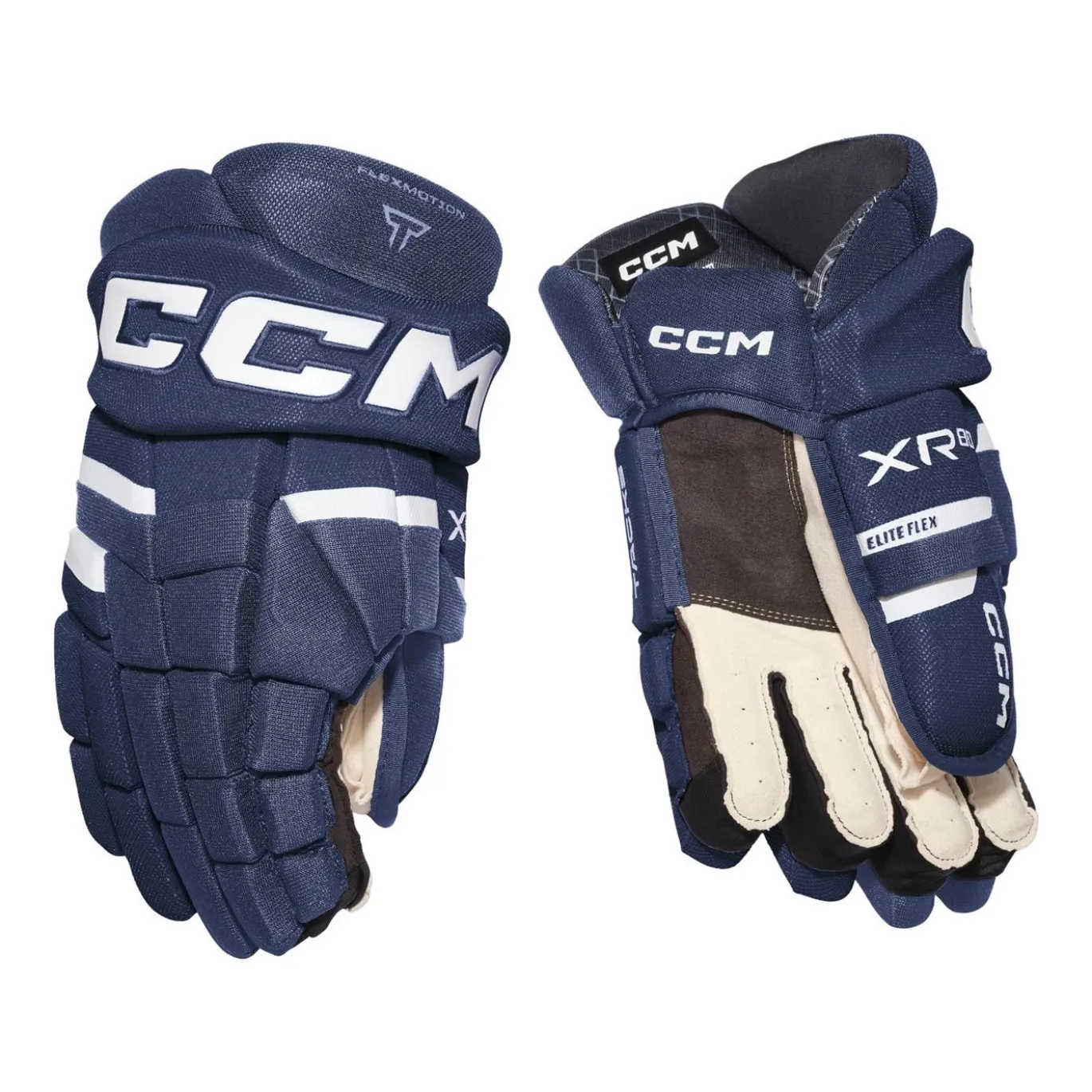 CCM Hockeyhandskar Tacks XR80 Jr Navy/White