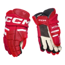 CCM Hockeyhandskar Tacks XR Jr Red/White