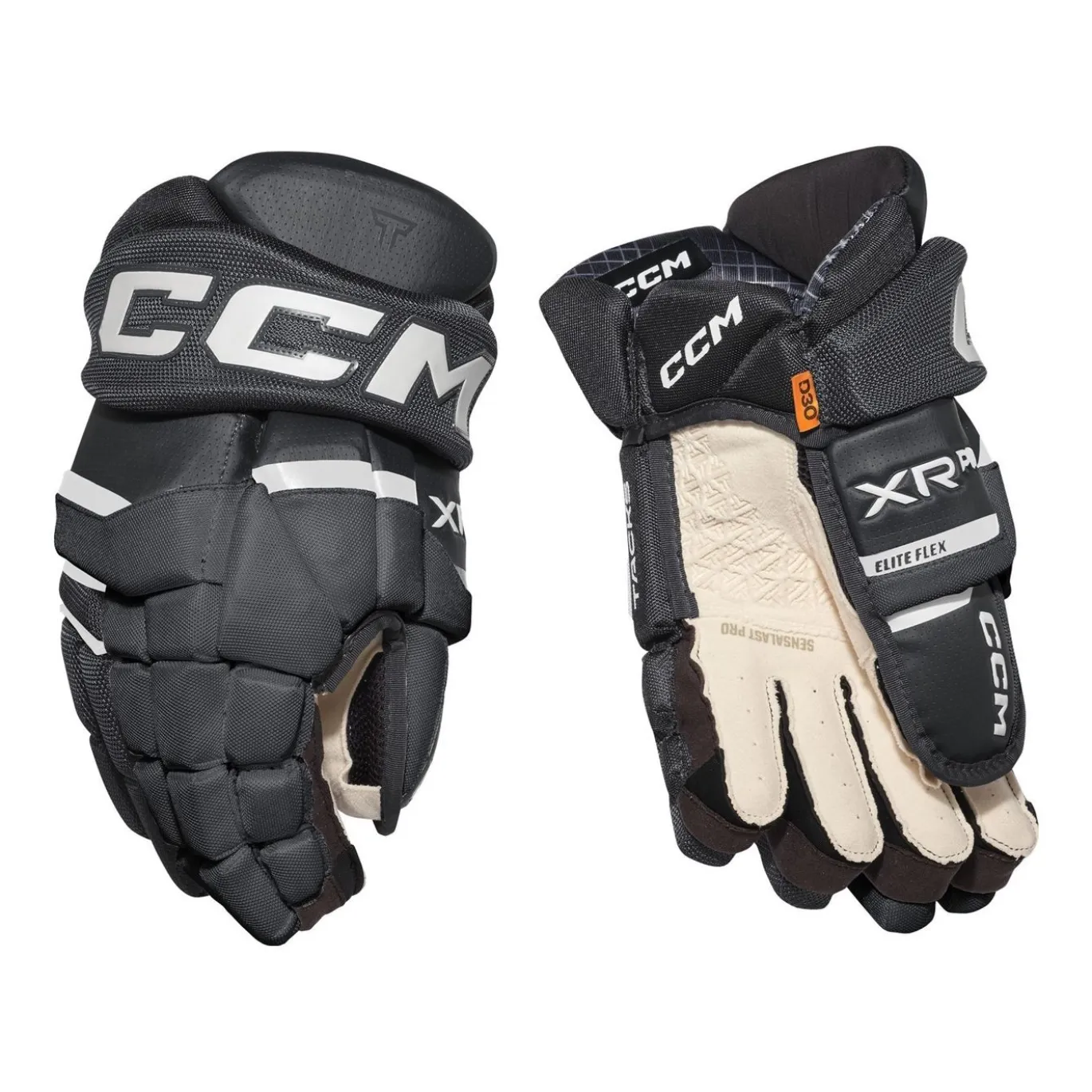 CCM Hockeyhandskar Tacks XR Pro Sr Black/White