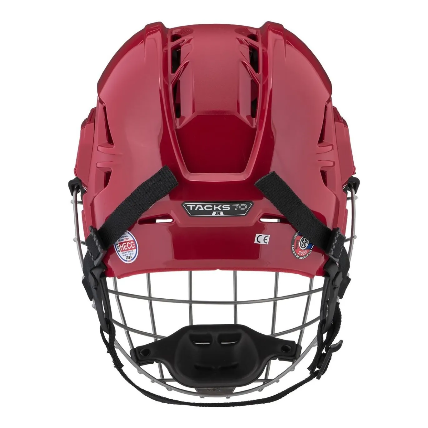 CCM Hockeyhjälm Tacks 70 Combo Jr Red