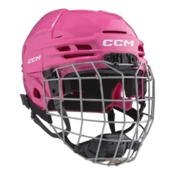 CCM Hockeyhjälm Tacks 70 Combo Jr Rosa
