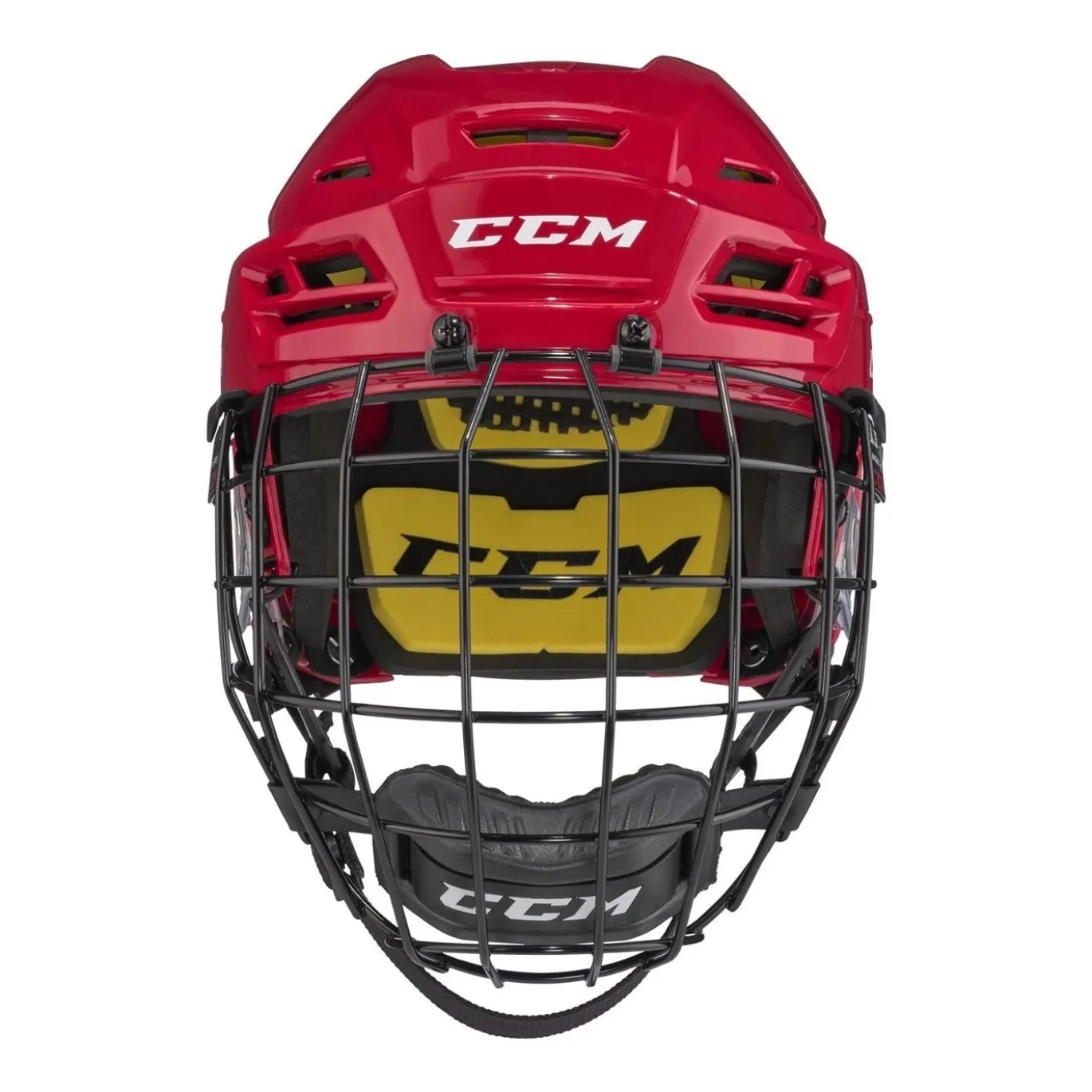 CCM Hockeyhjälm Tacks 210 Combo Röd