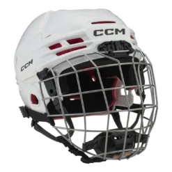 CCM Hockeyhjälm Tacks 70 Combo Yth Vit