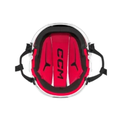 CCM Hockeyhjälm Tacks 70 Combo Yth Vit