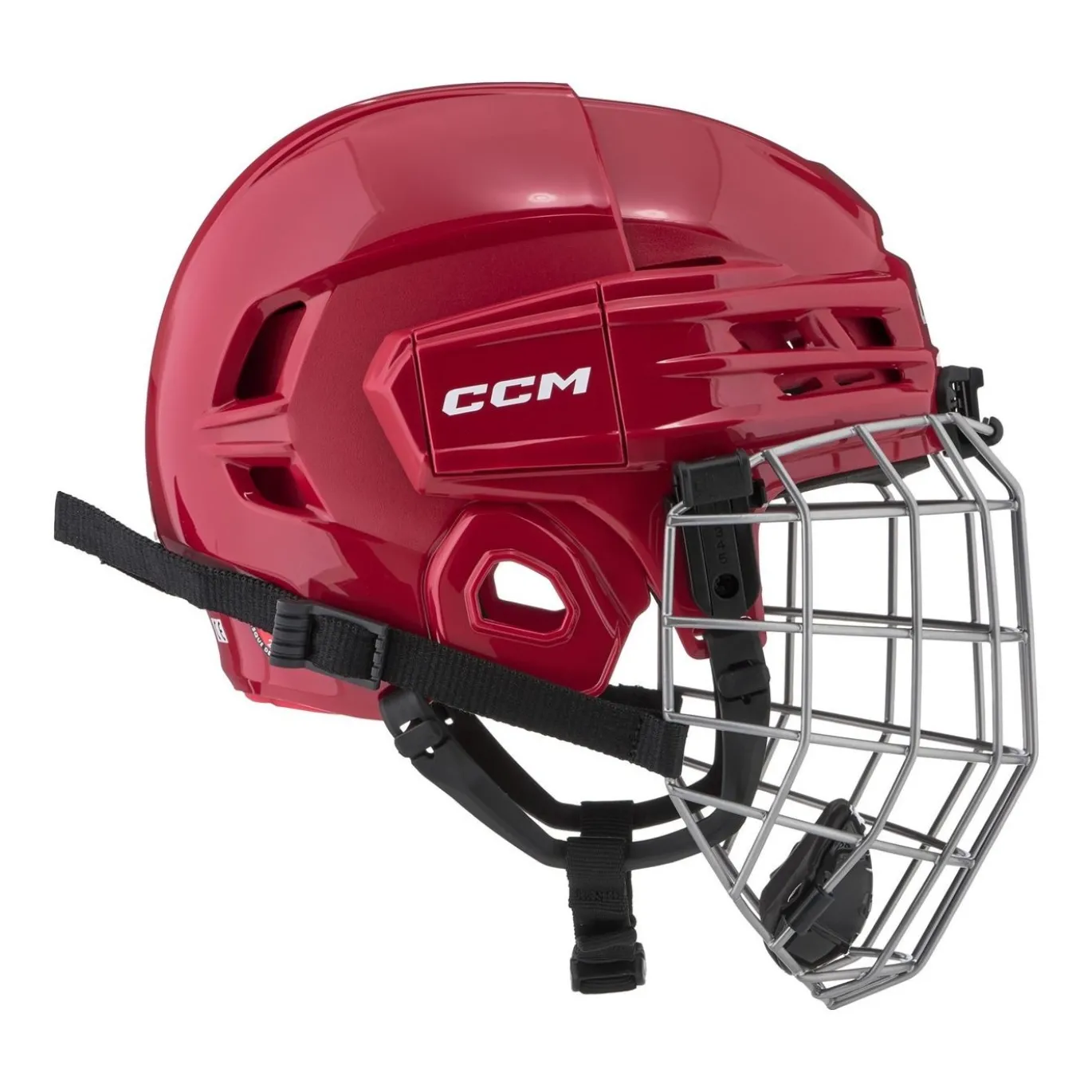CCM Hockeyhjälm Tacks 70 Combo Yth Röd