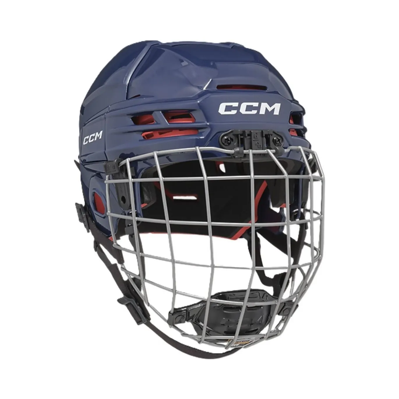 CCM Hockeyhjälm Tacks 70 Combo Yth Navy