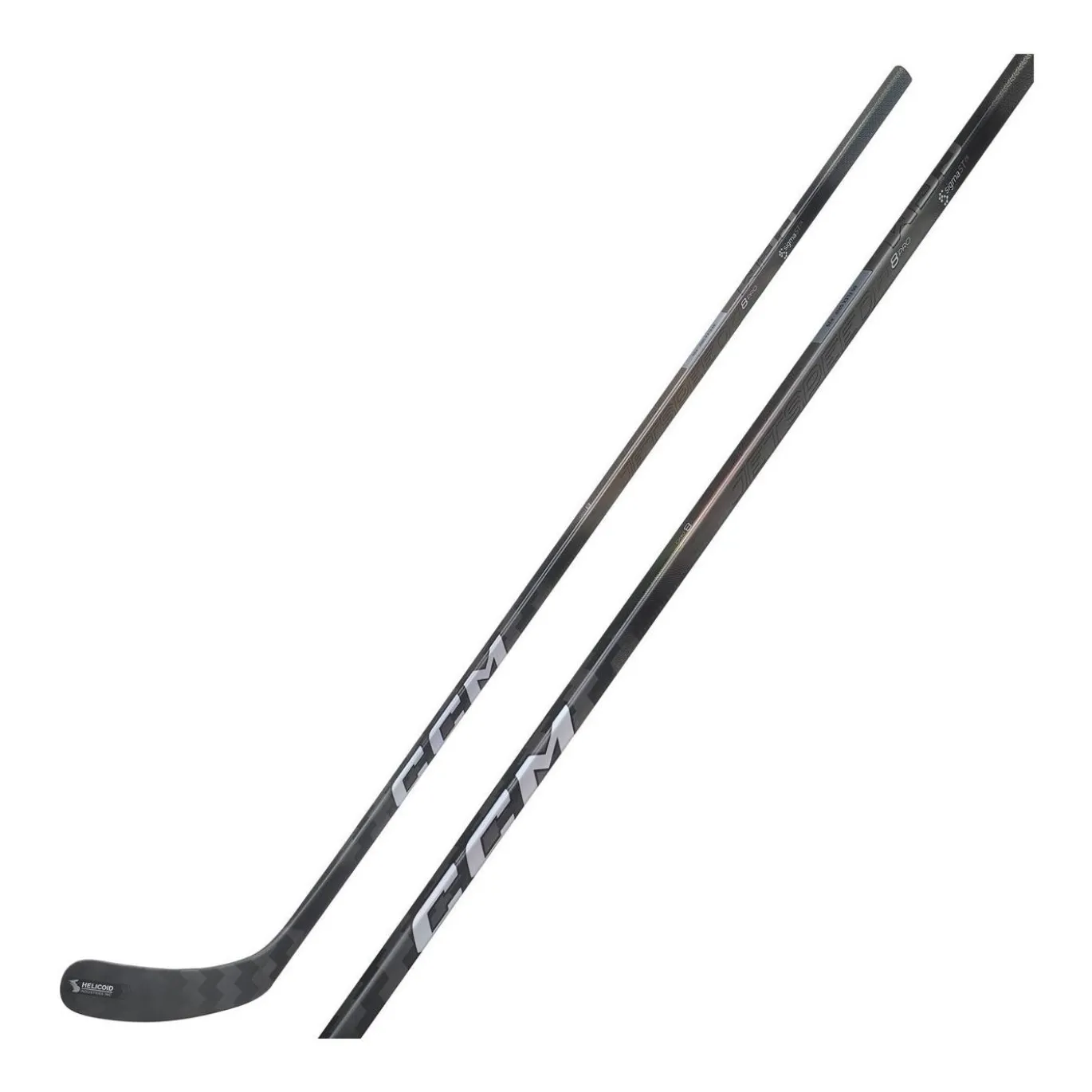 CCM Hockeyklubba Jetspeed FT8 Pro Color Jr Charcoal