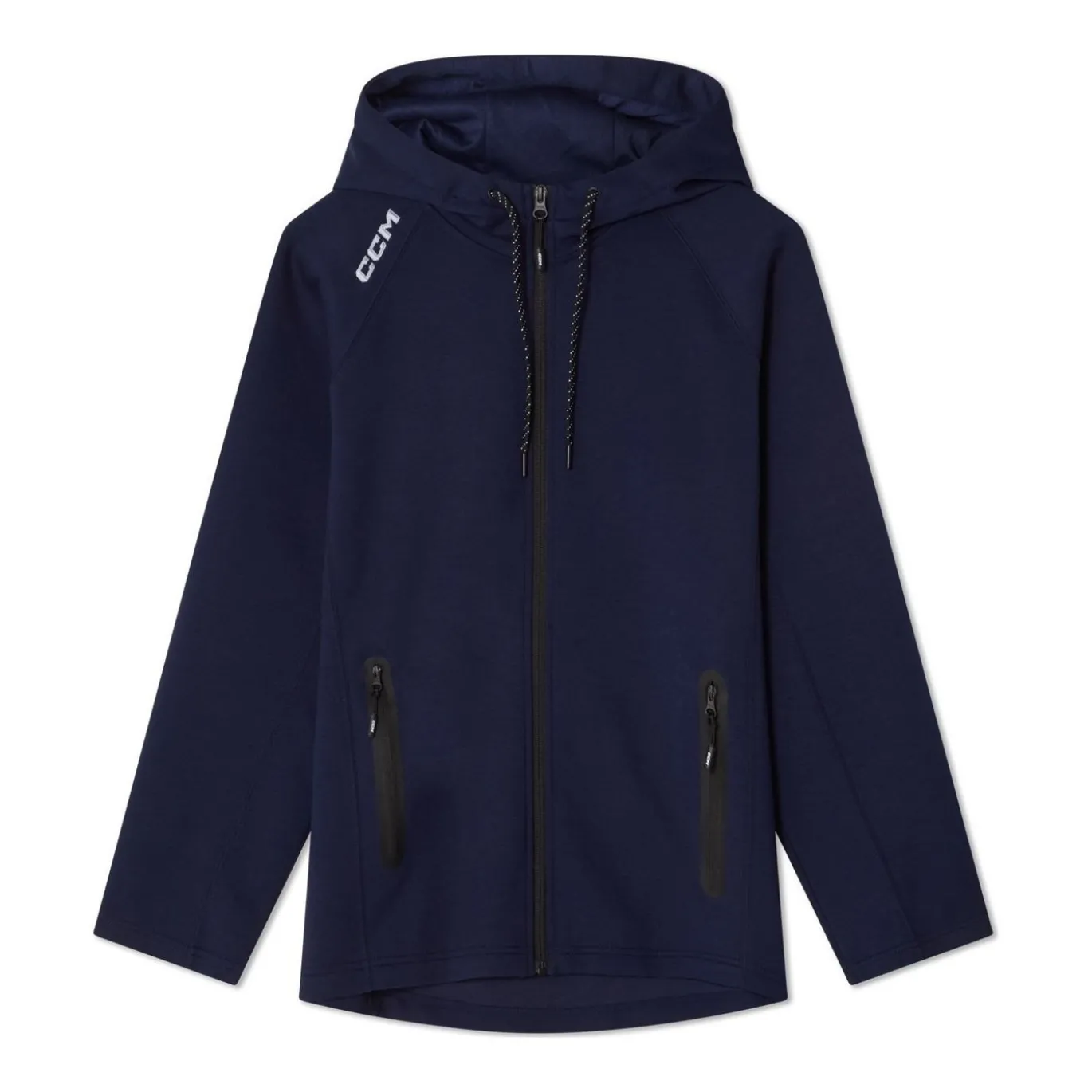 CCM Hoodie Full Zip Tech Fleece Sr Navy
