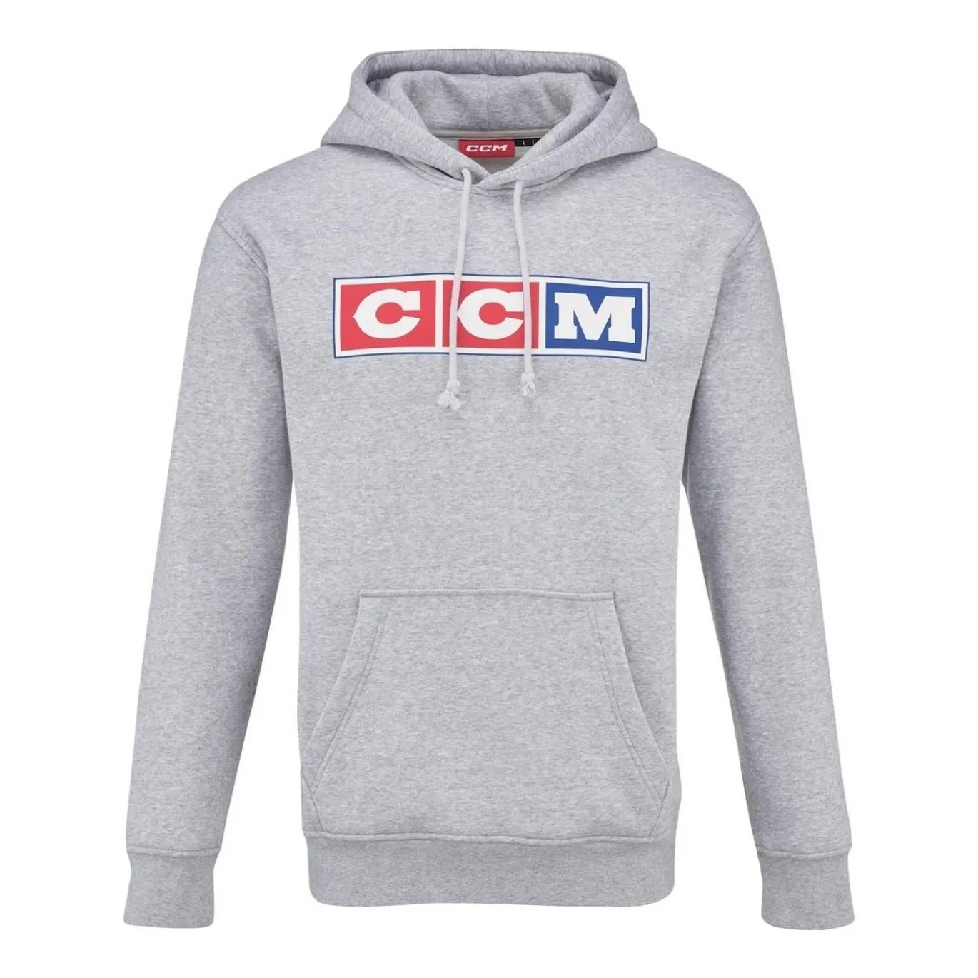 CCM Hoodie Heritage Block Sr Athletic Grey